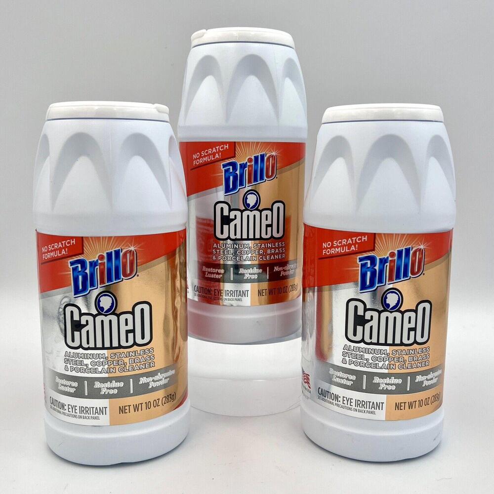 Lot of 3 CAMEO Cleaner for Aluminum, Stainless Steel, Copper, Brass & Porcelain